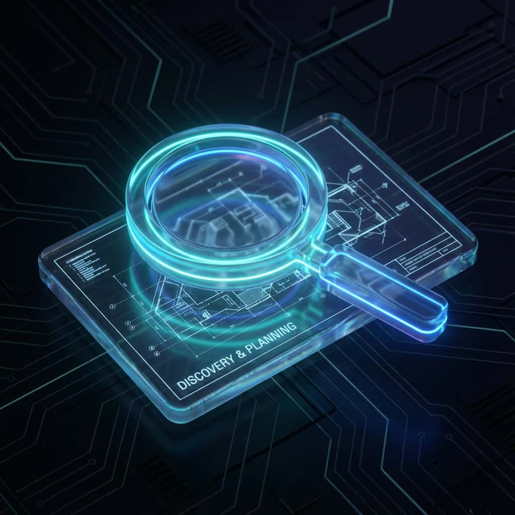 Discovery & Planning Process Icon Discovery & Planning