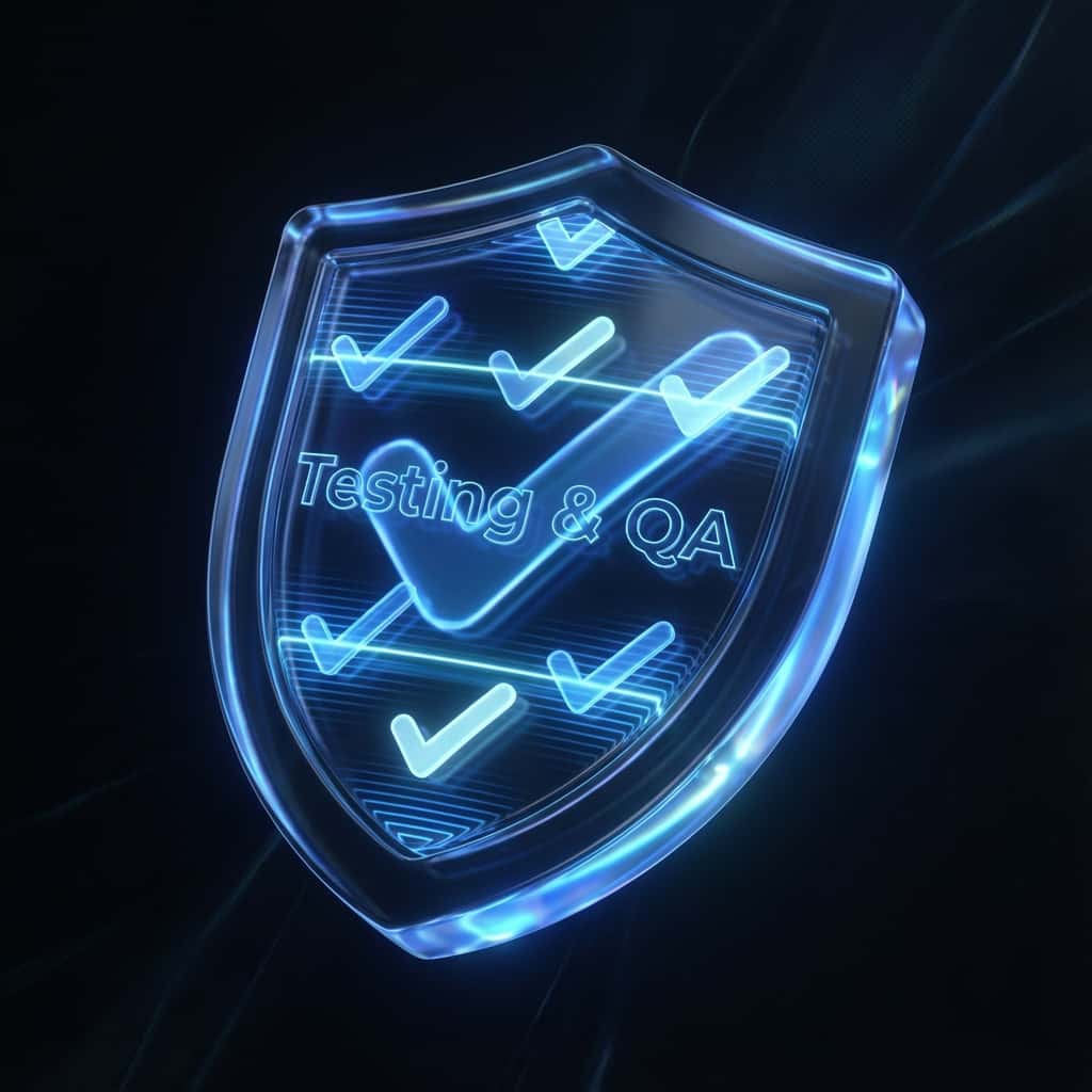 Testing & QA Process Icon Testing & QA